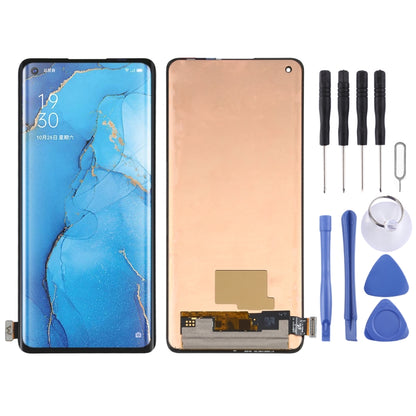 Original AMOLED Material LCD Screen and Digitizer Full Assembly for OPPO Reno 3 Pro 5G / Find X2 Neo CPH2009, For OPPO Reno 3 Pro