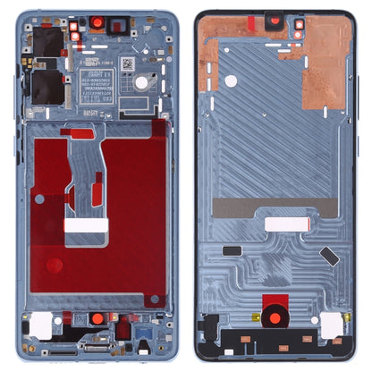Front Housing LCD Frame Bezel Plate with Side Keys for Huawei P30, For Huawei P30 (Orange), For Huawei P30 (Baby Blue)