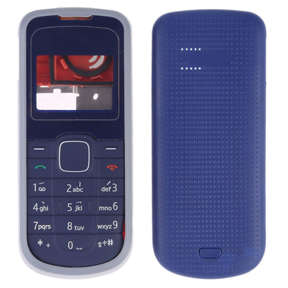 Full Housing Cover (Front Cover + Middle Frame Bezel + Battery Back Cover + Keyboard) for Nokia 1202, For Nokia 1202
