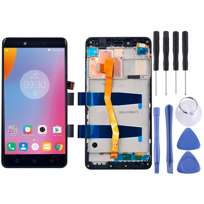 LCD Screen and Digitizer Full Assembly with Frame for 5.5 inch Lenovo K6 Note K53a48, For Lenovo K6 Note, Lenovo K6 Note