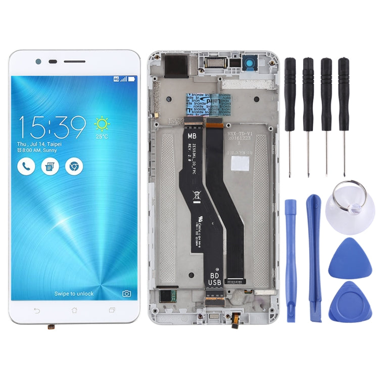 LCD Screen and Digitizer Full Assembly with Frame for Asus Zenfone 3 Zoom ZE553KL, For Asus ZE553KL, For Asus Zenfone 3 Zoom / ZE553KL