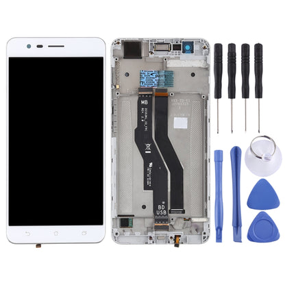 LCD Screen and Digitizer Full Assembly with Frame for Asus Zenfone 3 Zoom ZE553KL, For Asus Zenfone 3 Zoom / ZE553KL, For Asus ZE553KL