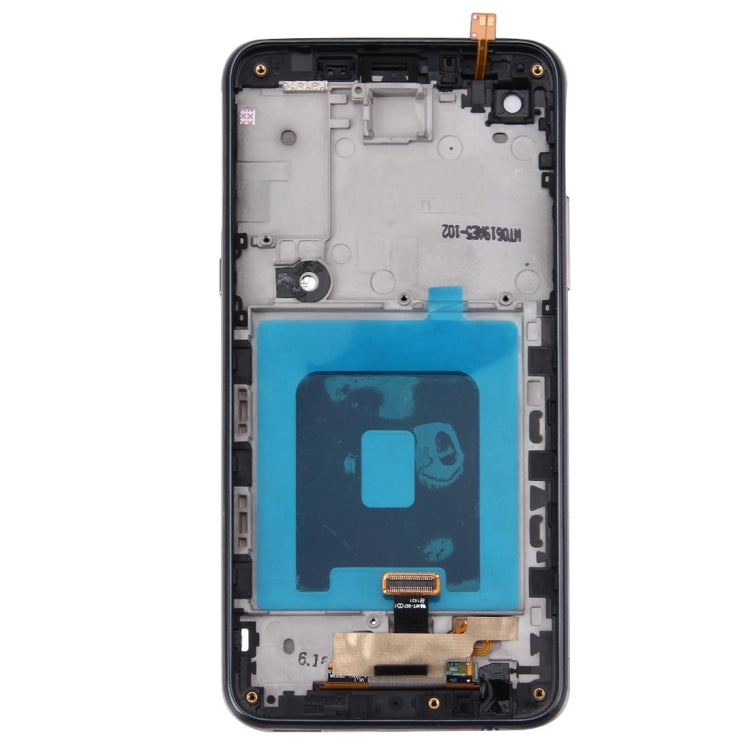 for LG X Screen / K500 LCD Screen and Digitizer Full Assembly with Frame, For LG X Screen, For X Screen / K500 Frame Rose Gold