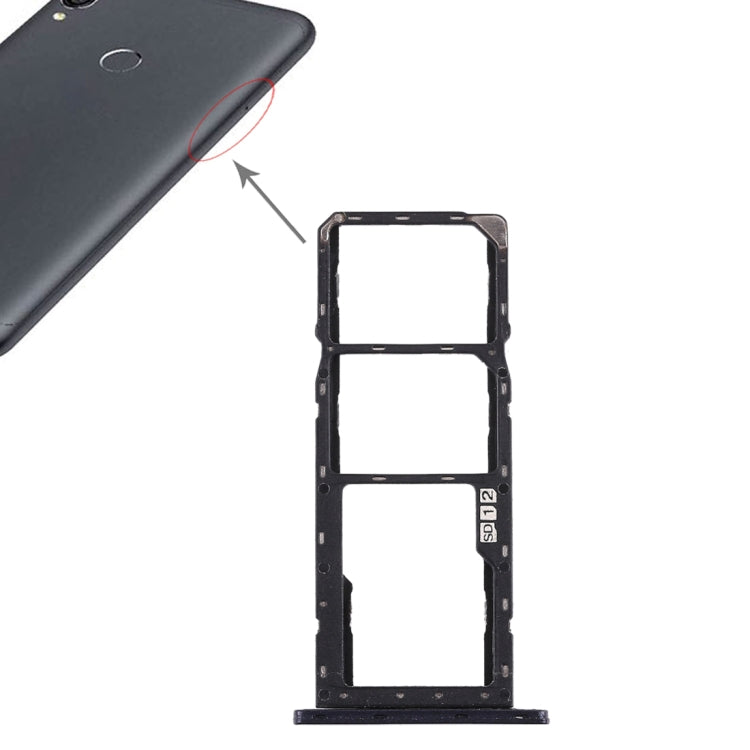 SIM Card Tray + SIM Card Tray + Micro SD Card Tray for Asus Zenfone Max Pro (M1) ZB601KL ZB602KL, For Asus ZB601KL ZB602KL, For Asus ZB601KL