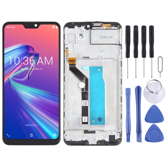 LCD Screen and Digitizer Full Assembly with Frame for Asus Zenfone Max Pro (M2) ZB631KL, For Asus Zenfone Max Pro (M2) ZB631KL