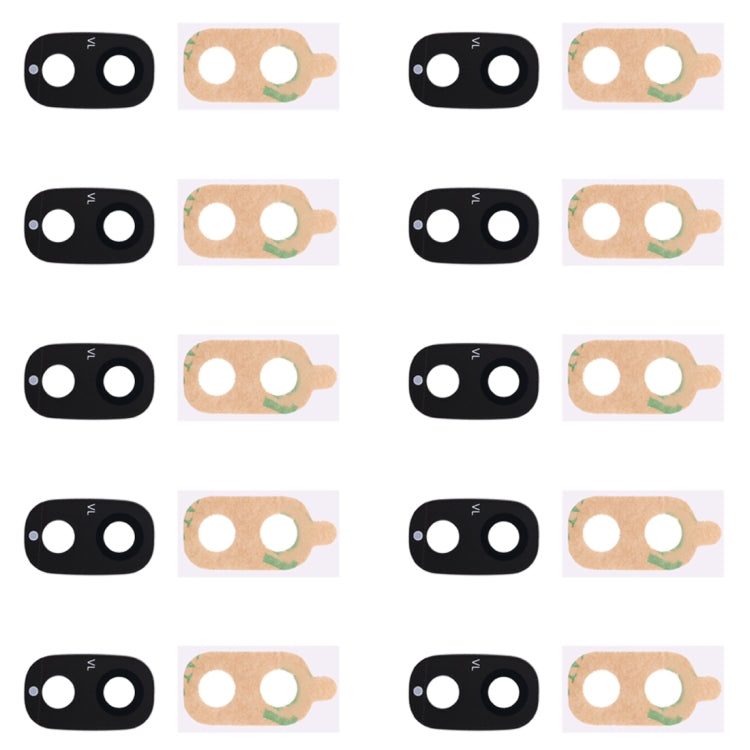 For Galaxy J7 Pro 10pcs Back Camera Lens Cover with Sticker, For J7 Pro