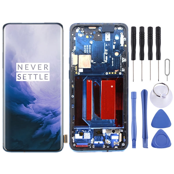 For OnePlus 7 Pro Digitizer Full Assembly with Frame OEM LCD Screen, For OnePlus 7 Pro, For OnePlus 7 Pro(AMOLED)