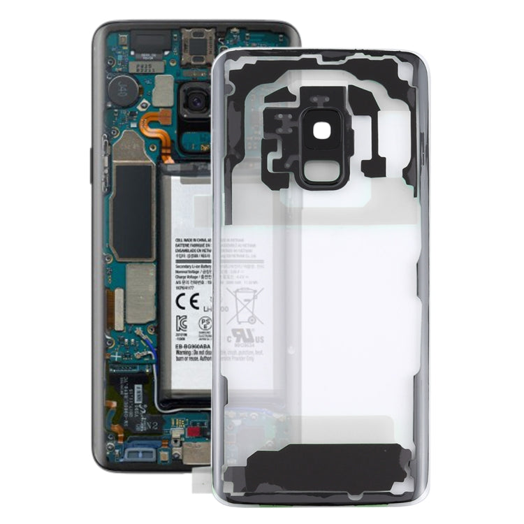 For Samsung Galaxy S9 G960F G960F/DS G960U G960W G9600 Transparent Battery Back Cover with Camera Lens Cover , For Galaxy S9