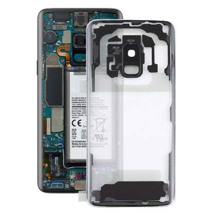 For Samsung Galaxy S9 G960F G960F/DS G960U G960W G9600 Transparent Battery Back Cover with Camera Lens Cover , For Galaxy S9