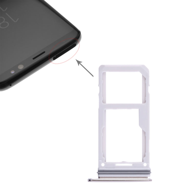 For Galaxy S8 / S8+ 2 SIM Card Tray / Micro SD Card Tray, For Galaxy S8 / S8+, For Samsung Galaxy S8(Double), For Galaxy S8 / S8+ (2 SIM)