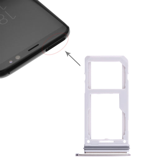 For Galaxy S8 / S8+ 2 SIM Card Tray / Micro SD Card Tray, For Galaxy S8 / S8+, For Samsung Galaxy S8(Double), For Galaxy S8 / S8+ (2 SIM)