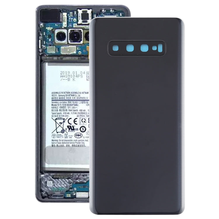 For Galaxy S10+ Battery Back Cover with Camera Lens