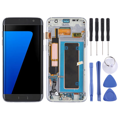 Original Super AMOLED Material LCD Screen and Digitizer Full Assembly(with Frame / Charging Port Flex Cable / Power Button Flex Cable / Volume Button Flex Cable) for Galaxy S7 Edge / G935F / G935FD, For Samsung Galaxy S7 Edge (Super AMOLED)������������...