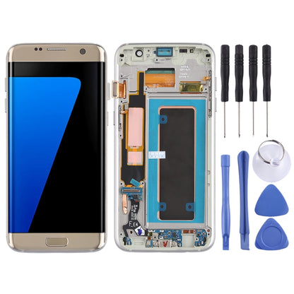 Original Super AMOLED Material LCD Screen and Digitizer Full Assembly(with Frame / Charging Port Flex Cable / Power Button Flex Cable / Volume Button Flex Cable) for Galaxy S7 Edge / G935F / G935FD, For Samsung Galaxy S7 Edge (Super AMOLED)������������...