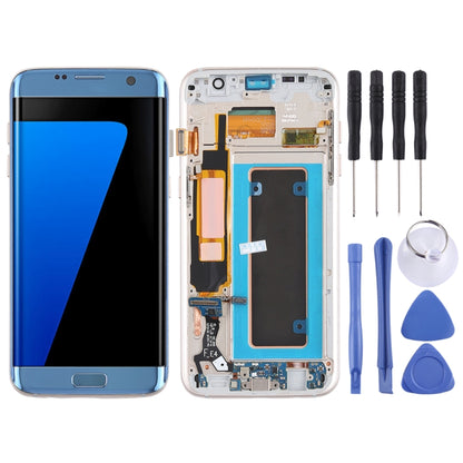 Original Super AMOLED Material LCD Screen and Digitizer Full Assembly(with Frame / Charging Port Flex Cable / Power Button Flex Cable / Volume Button Flex Cable) for Galaxy S7 Edge / G935F / G935FD, For Samsung Galaxy S7 Edge (Super AMOLED)������������...