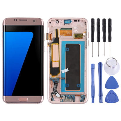 Original Super AMOLED Material LCD Screen and Digitizer Full Assembly(with Frame / Charging Port Flex Cable / Power Button Flex Cable / Volume Button Flex Cable) for Galaxy S7 Edge / G935F / G935FD, For Samsung Galaxy S7 Edge (Super AMOLED)������������...