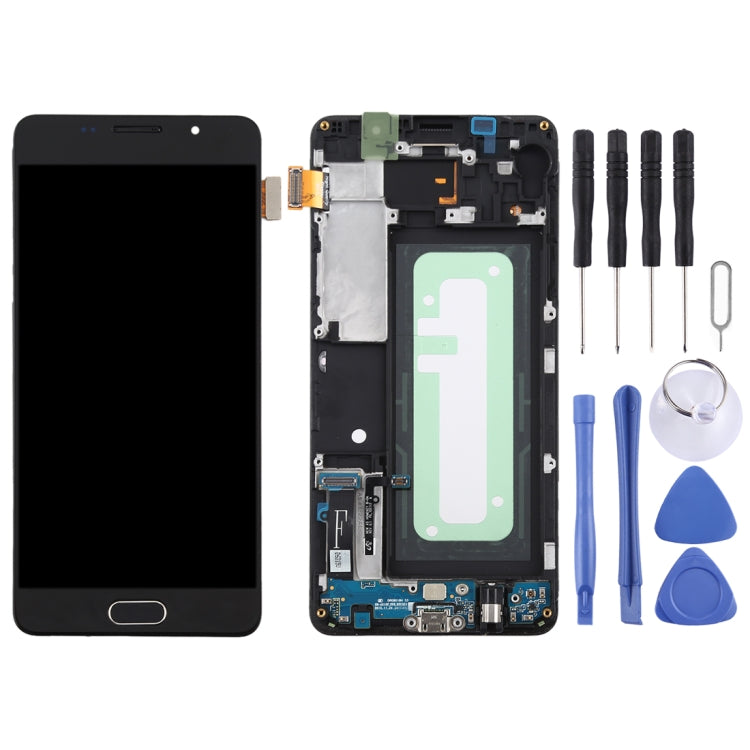 TFT Material LCD Screen and Digitizer Full Assembly with Frame for Galaxy A5 (2016) / A510F, For Galaxy A5 (2016) (TFT Material)
