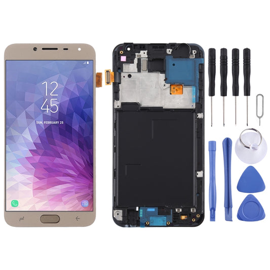 TFT Material LCD Screen and Digitizer Full Assembly with Frame for Galaxy J4 J400F/DS, For Galaxy J4 with Frame,TFT