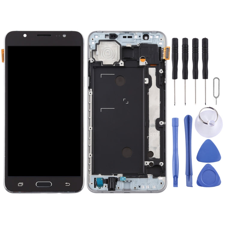 TFT Material LCD Screen and Digitizer Full Assembly with Frame for Galaxy J7 (2016) / J710F, For Galaxy J7 (2016) (TFT Material)