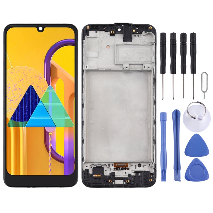 TFT Material LCD Screen and Digitizer Full Assembly With Frame for Samsung Galaxy M30s, For Samsung Galaxy M30s (TFT)