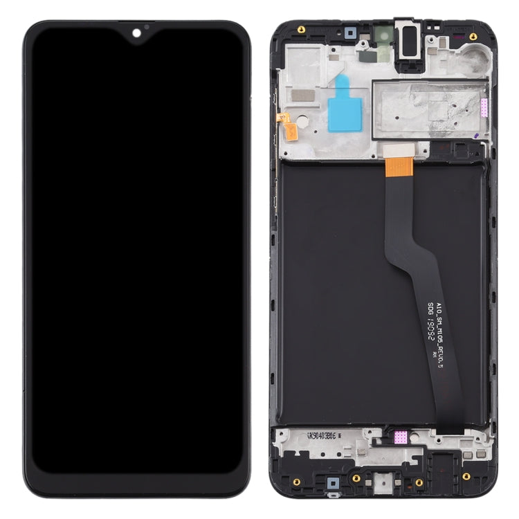 LCD Screen and Digitizer Full Assembly With Frame for Samsung Galaxy A10 / SM-A105F (Single Card Version), For Samsung Galaxy A10