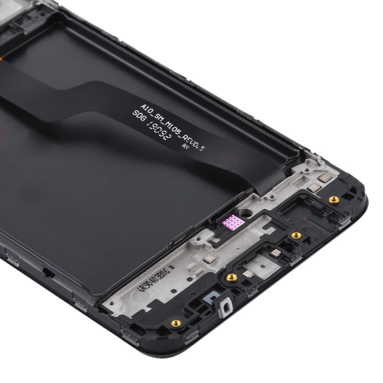 LCD Screen and Digitizer Full Assembly With Frame for Samsung Galaxy A10 / SM-A105F (Single Card Version), For Samsung Galaxy A10