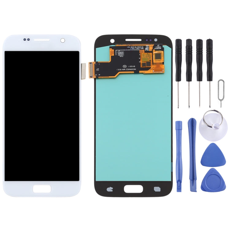 OLED Material LCD Screen and Digitizer Full Assembly for Samsung Galaxy S7, For Galaxy S7(OLED Material), For Samsung Galaxy S7(OLED)