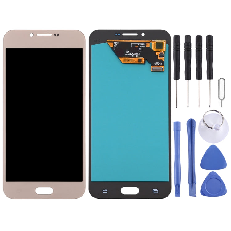 OLED Material LCD Screen and Digitizer Full Assembly for Samsung Galaxy A8 (2016) / SM-A810, For Samsung Galaxy A8 (2016)(OLED Material)