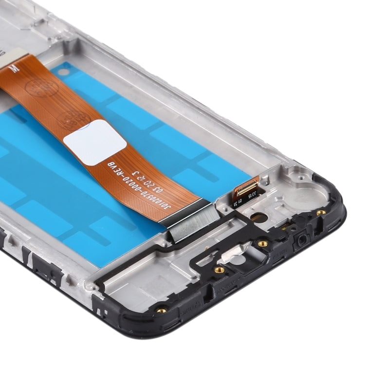 For Samsung Galaxy A01 SM-A015F OEM LCD Screen Digitizer Full Assembly with Frame, Flex Cable Narrow (Black), For Samsung Galaxy A01 SM-A015F(Narrow)