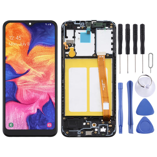 TFT Material LCD Screen and Digitizer Full Assembly With Frame for Samsung Galaxy A10e, For Samsung Galaxy A10e(TFT)