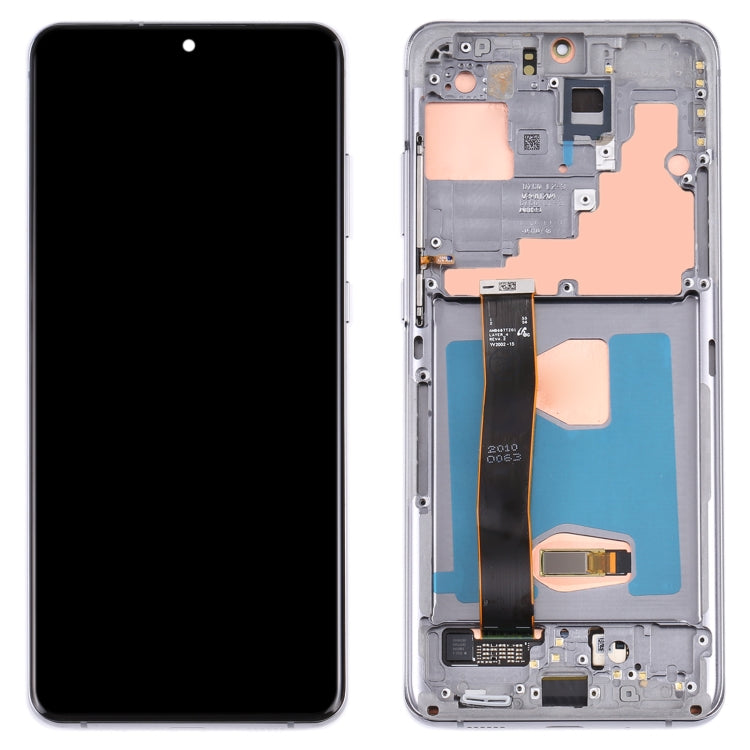 Original LCD Screen and Digitizer Full Assembly with Frame for Samsung Galaxy S20 Ultra 4G/S20 Ultra 5G