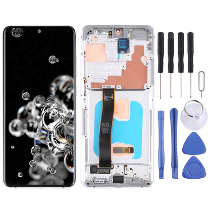 Original LCD Screen and Digitizer Full Assembly with Frame for Samsung Galaxy S20 Ultra 4G/S20 Ultra 5G, For Samsung Galaxy S20 Ultra 4G/S20 Ultra 5G, For Samsung Galaxy S20 Ultra 4G/S20 Ultra 5G(Original)