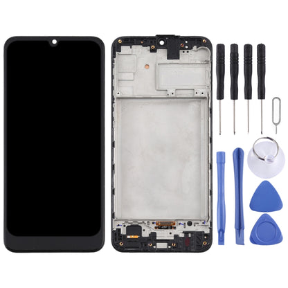 TFT Material LCD Screen and Digitizer Full Assembly With Frame for Samsung Galaxy M21 / SM-M215, For Samsung Galaxy M21(TFT)