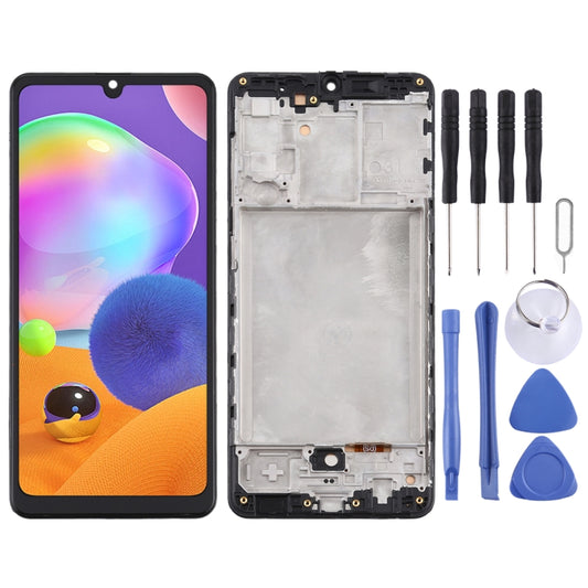 TFT Material LCD Screen and Digitizer Full Assembly With Frame for Samsung Galaxy A31 / SM-A315, For Samsung Galaxy A31 (TFT)
