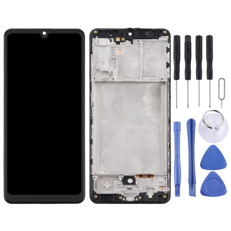 TFT Material LCD Screen and Digitizer Full Assembly With Frame for Samsung Galaxy A31 / SM-A315, For Samsung Galaxy A31 (TFT)