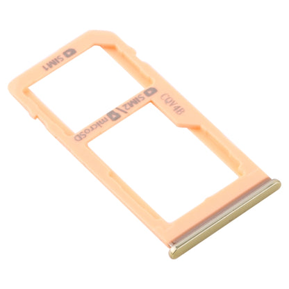For Samsung Galaxy M40 SM-M405 SIM Card Tray + SIM Card Tray / Micro SD Card Tray, For Samsung Galaxy M40 (dual card), For Samsung Galaxy M40 (dual card) (Baby Blue)