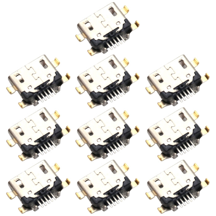 For Samsung Galaxy A10s SM-A107F 10pcs Charging Port Connector, For Samsung Galaxy A10s