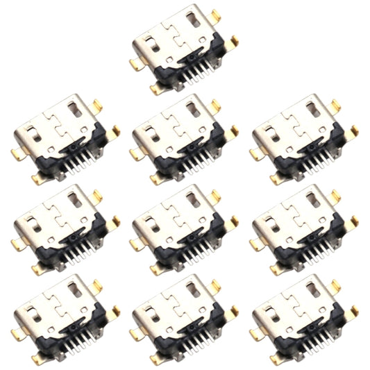For Samsung Galaxy A10s SM-A107F 10pcs Charging Port Connector, For Samsung Galaxy A10s