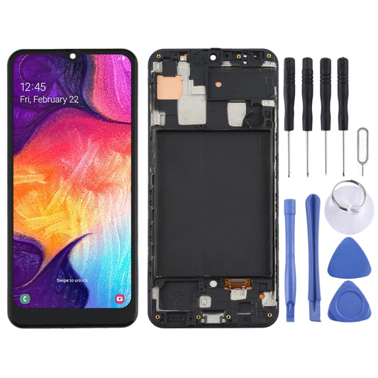 TFT Material LCD Screen and Digitizer Full Assembly With Frame for Samsung Galaxy A50 (US Edition) SM-A505U, For Samsung Galaxy A50 (US Edition) (TFT)