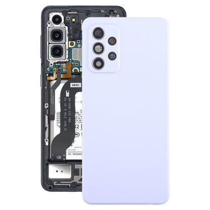 For Samsung Galaxy A52 5G / A52 4G Battery Back Cover with Camera Lens Cover, For Samsung Galaxy A52 5G / A52 4G