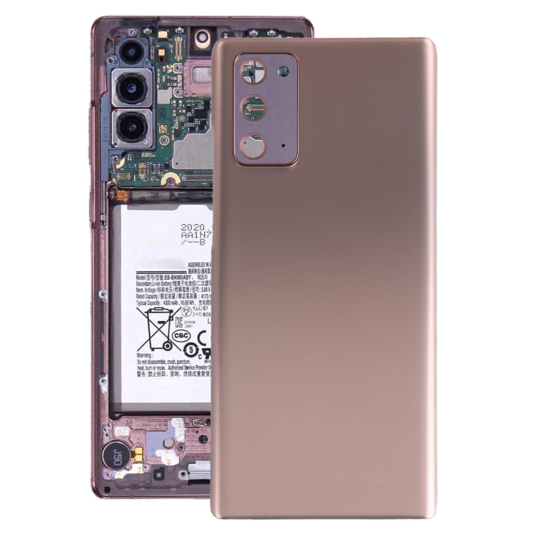 For Samsung Galaxy Note20 Battery Back Cover with Camera Lens Cover , For Samsung Galaxy Note20(with Camera Cover)
