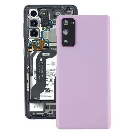 For Samsung Galaxy S20 FE Battery Back Cover with Camera Lens Frame, For Samsung Galaxy S20 FE(with Camera Cover)