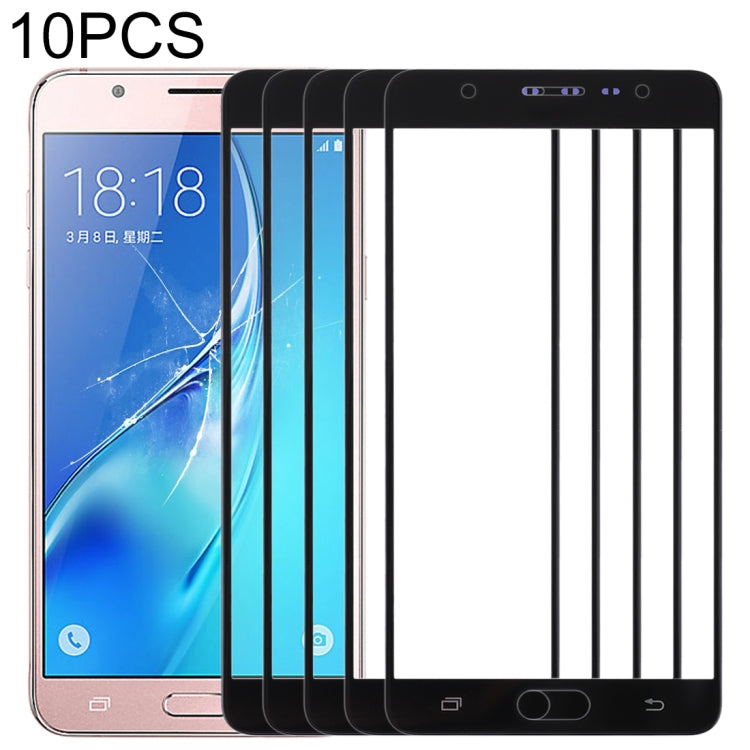 For Samsung Galaxy J7 Max 10pcs Front Screen Outer Glass Lens , For Samsung Galaxy J7 Max
