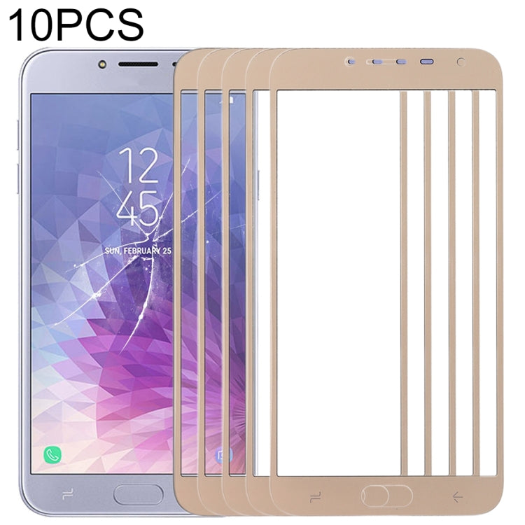 For Samsung Galaxy J4 (2018) 10pcs Front Screen Outer Glass Lens , For Samsung Galaxy J4 (2018), For Samsung Galaxy J4 2018 (10pcs)