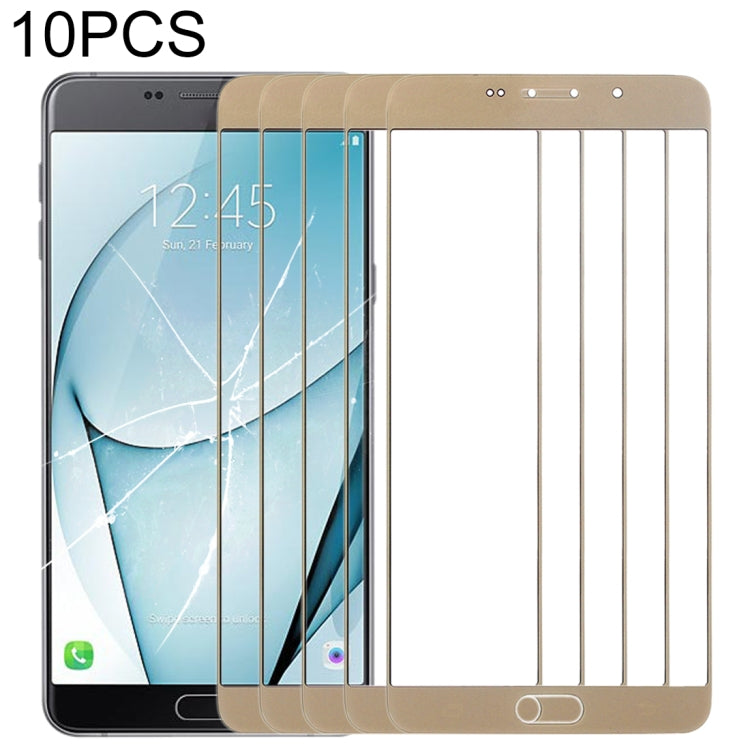 For Samsung Galaxy A9 (2016) / A900 10pcs Front Screen Outer Glass Lens , For Samsung Galaxy A9 (2016)