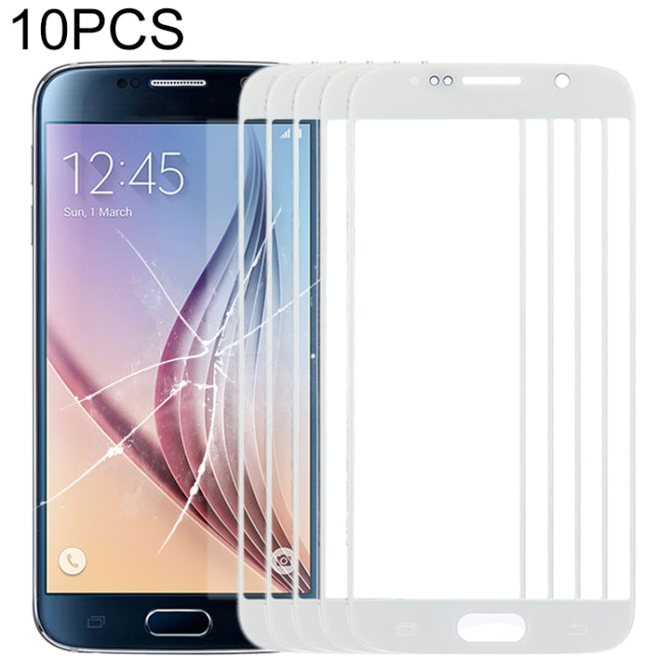 For Samsung Galaxy S6 / G920F 10pcs Front Screen Outer Glass Lens , For Samsung Galaxy S6