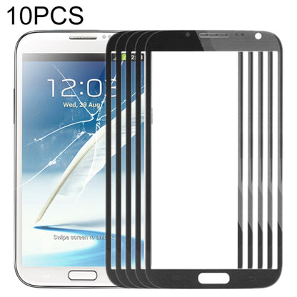 For Samsung Galaxy Note II / N7100 10pcs Front Screen Outer Glass Lens , For Samsung Galaxy Note II