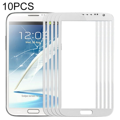 For Samsung Galaxy Note II / N7100 10pcs Front Screen Outer Glass Lens , For Samsung Galaxy Note II