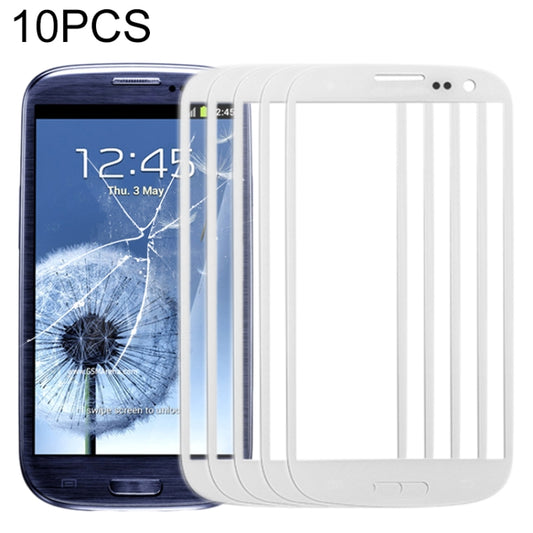For Samsung Galaxy SIII / i9300 10pcs Front Screen Outer Glass Lens , For Samsung Galaxy SIII