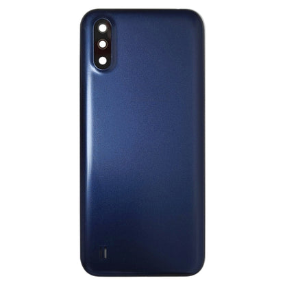 For Samsung Galaxy A01 SM-015F Battery Back Cover with Camera Lens Frame, For Samsung Galaxy A01